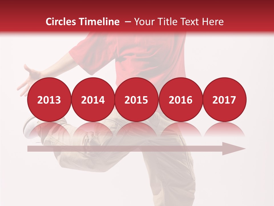 Jump Dance Motion PowerPoint Template