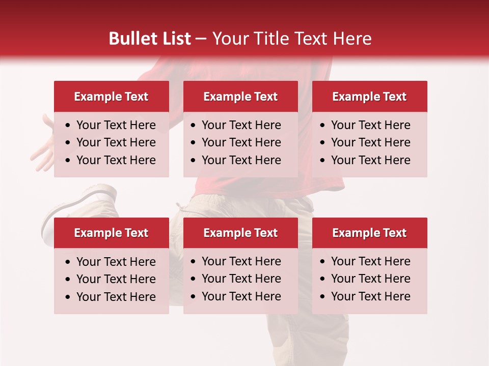 Jump Dance Motion PowerPoint Template