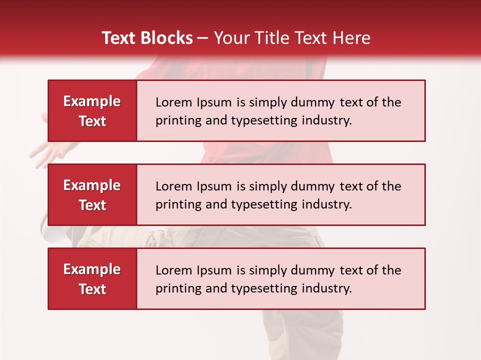 Jump Dance Motion PowerPoint Template