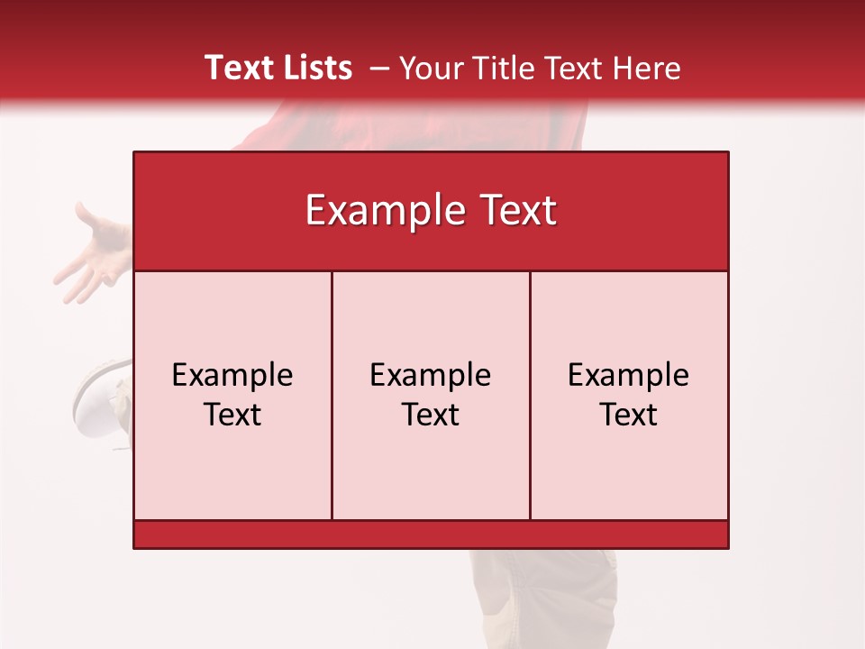 Jump Dance Motion PowerPoint Template