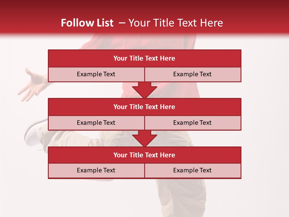 Jump Dance Motion PowerPoint Template