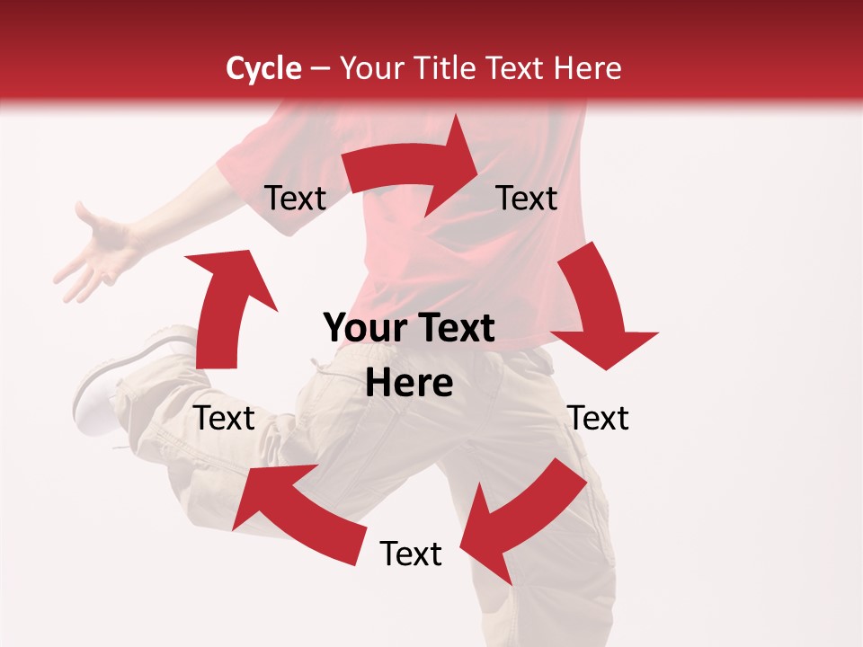 Jump Dance Motion PowerPoint Template