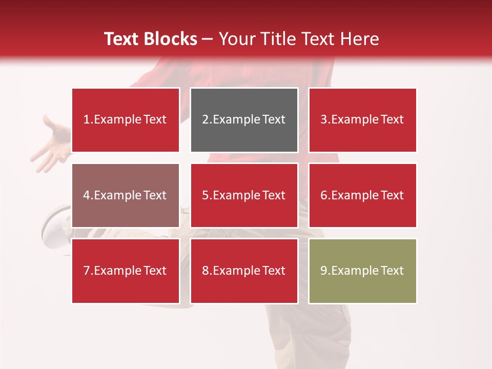 Jump Dance Motion PowerPoint Template