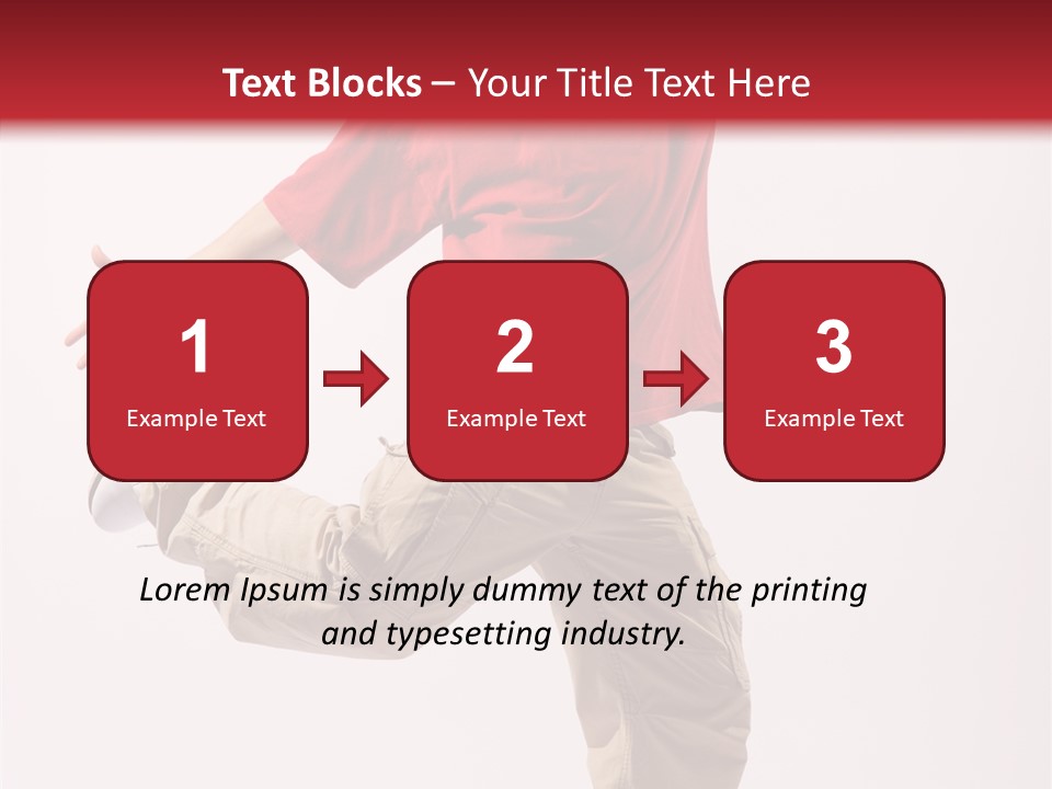 Jump Dance Motion PowerPoint Template