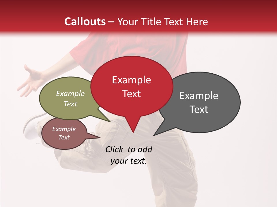 Jump Dance Motion PowerPoint Template