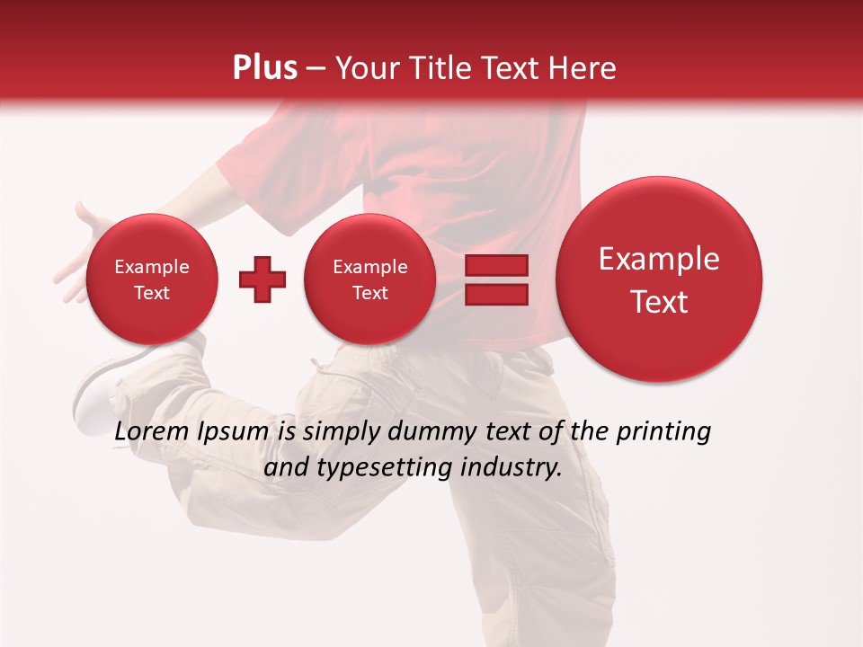 Jump Dance Motion PowerPoint Template