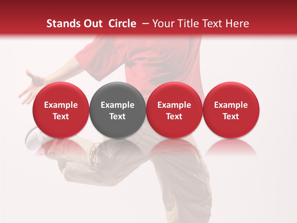 Jump Dance Motion PowerPoint Template