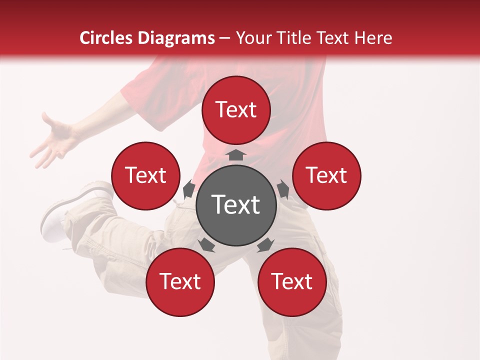 Jump Dance Motion PowerPoint Template