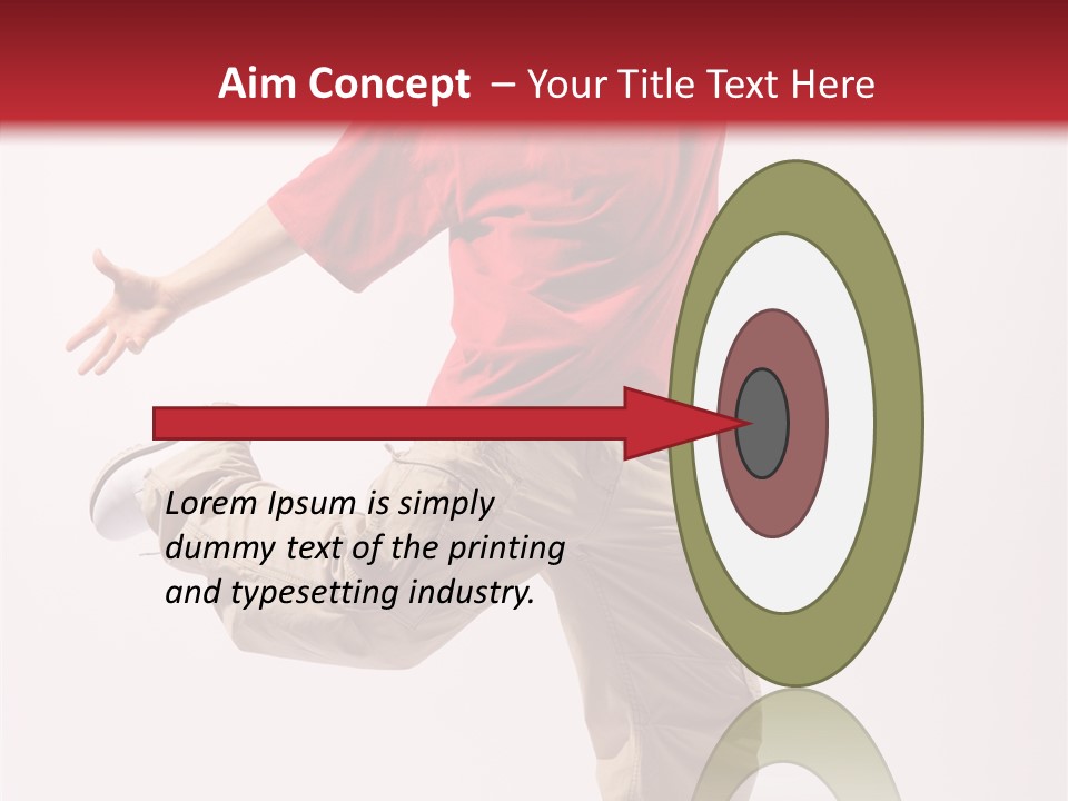 Jump Dance Motion PowerPoint Template