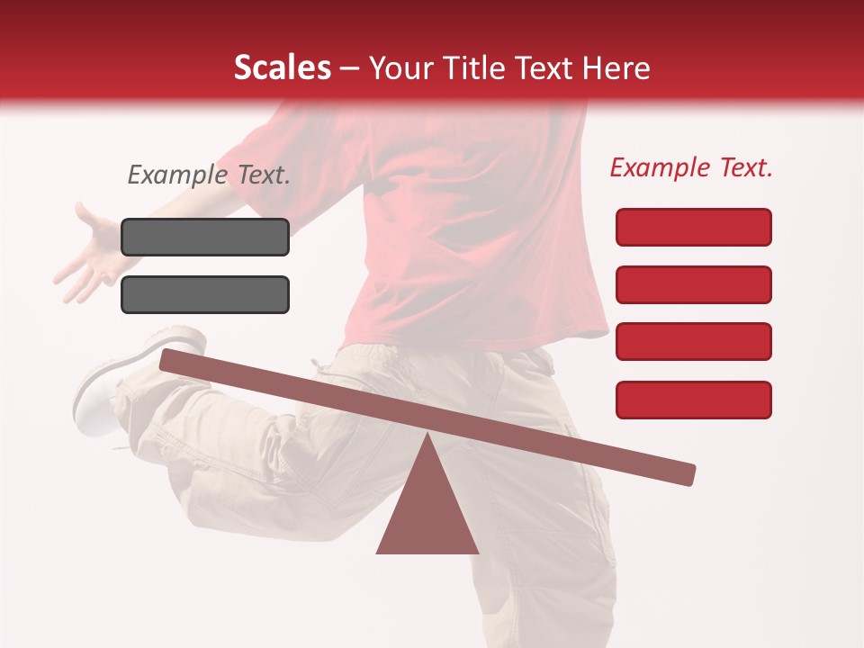 Jump Dance Motion PowerPoint Template