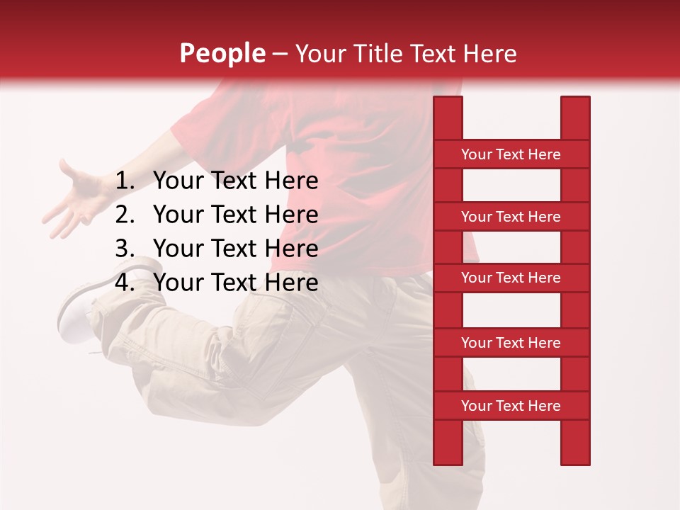 Jump Dance Motion PowerPoint Template