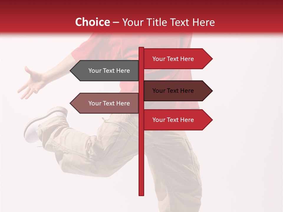 Jump Dance Motion PowerPoint Template