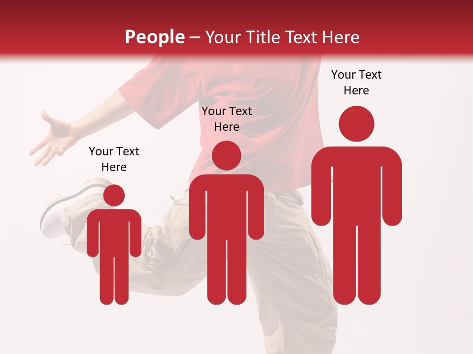 Jump Dance Motion PowerPoint Template