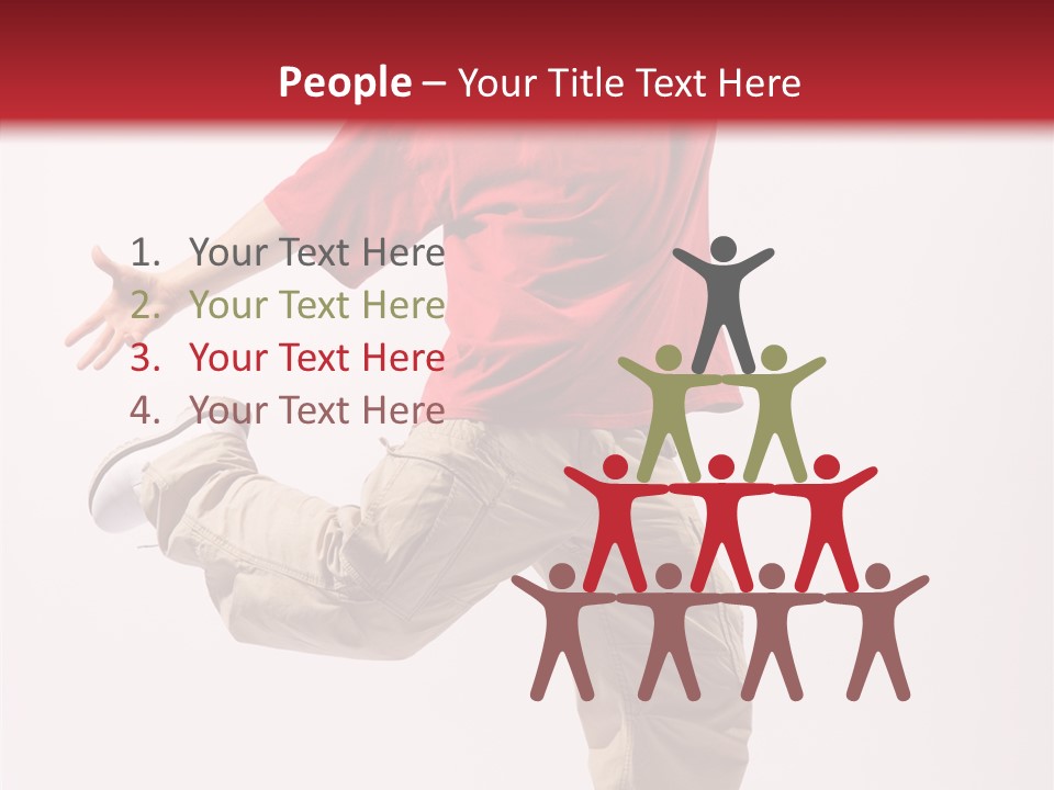 Jump Dance Motion PowerPoint Template