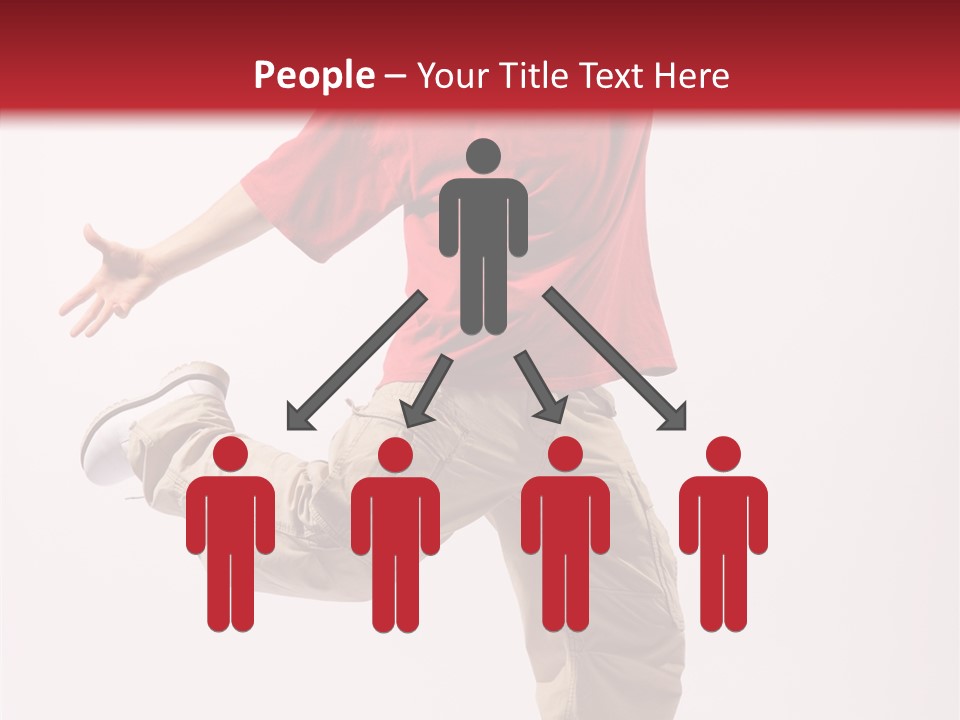 Jump Dance Motion PowerPoint Template