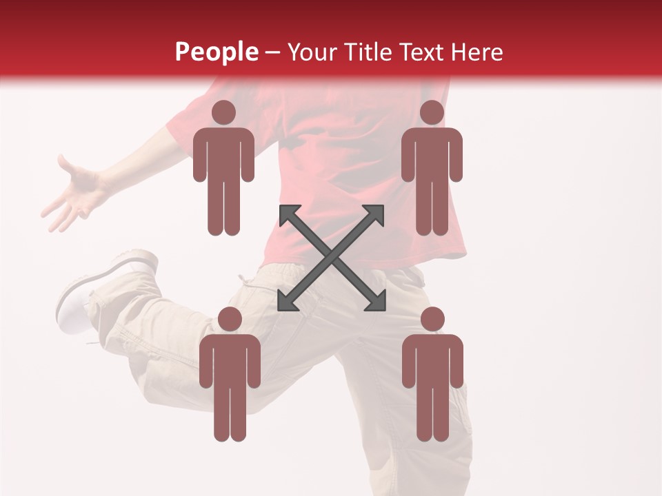 Jump Dance Motion PowerPoint Template