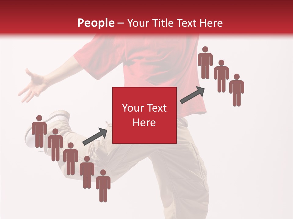 Jump Dance Motion PowerPoint Template