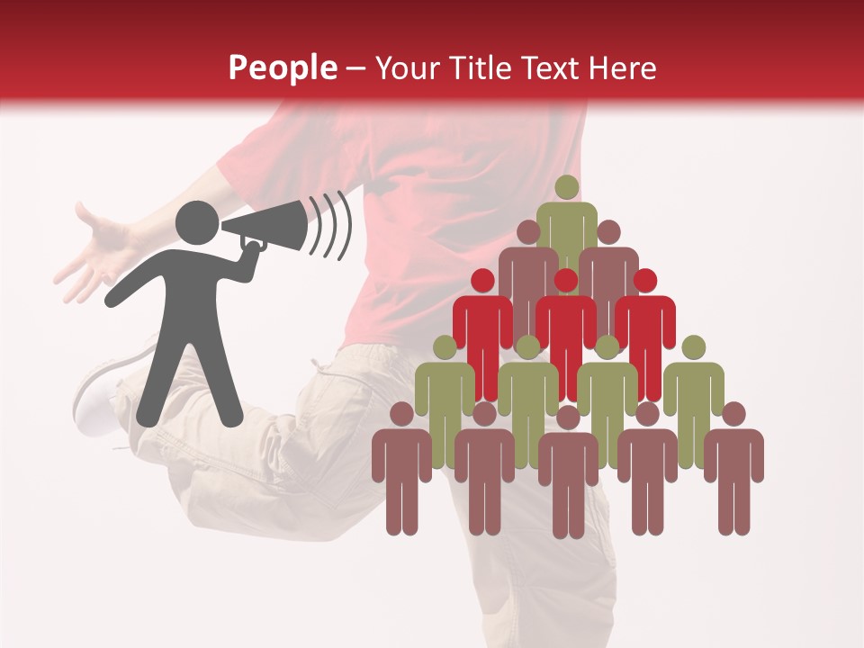 Jump Dance Motion PowerPoint Template