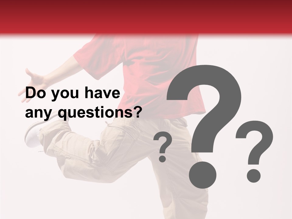 Jump Dance Motion PowerPoint Template