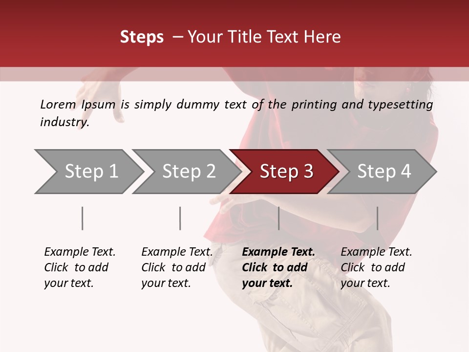 Dancer Break Dance Performance PowerPoint Template