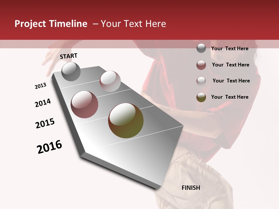 Dancer Break Dance Performance PowerPoint Template