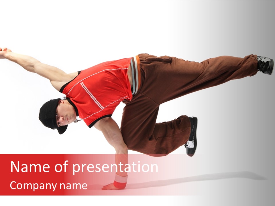 Jump Motion Style PowerPoint Template