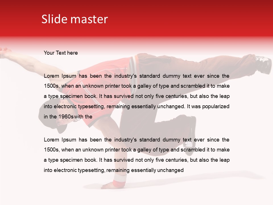 Jump Motion Style PowerPoint Template