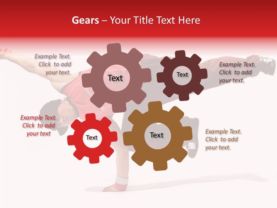 Jump Motion Style PowerPoint Template