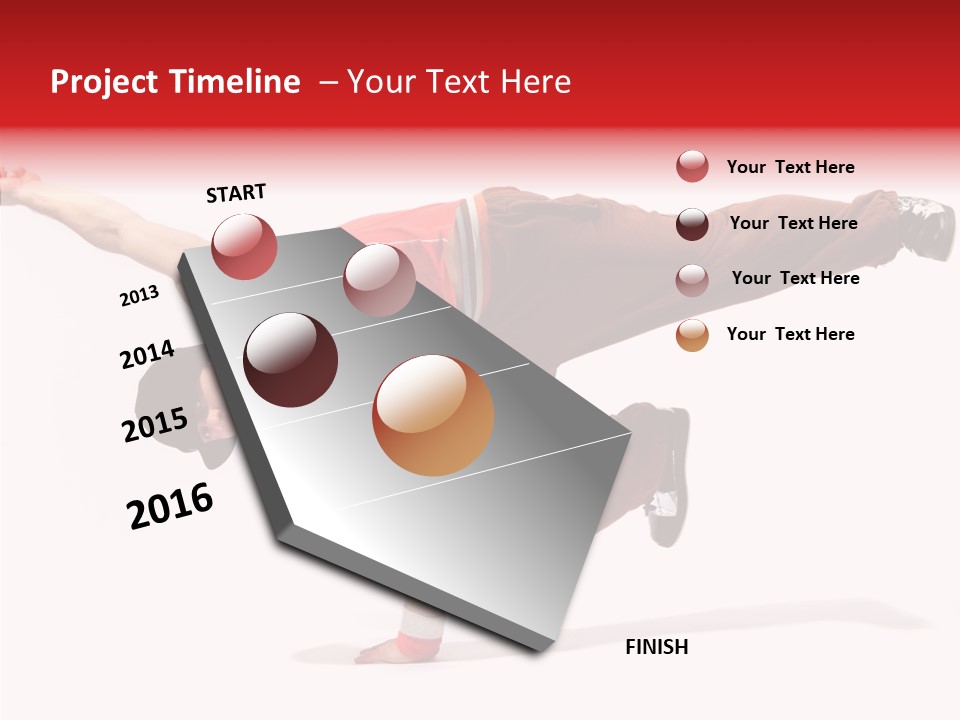 Jump Motion Style PowerPoint Template