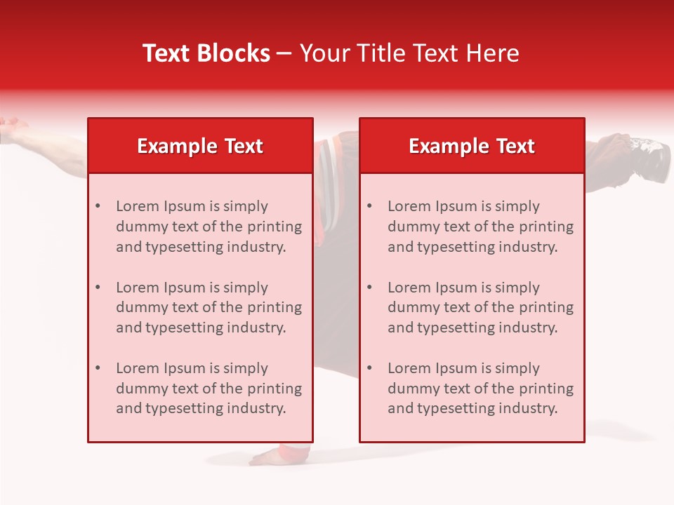 Jump Motion Style PowerPoint Template