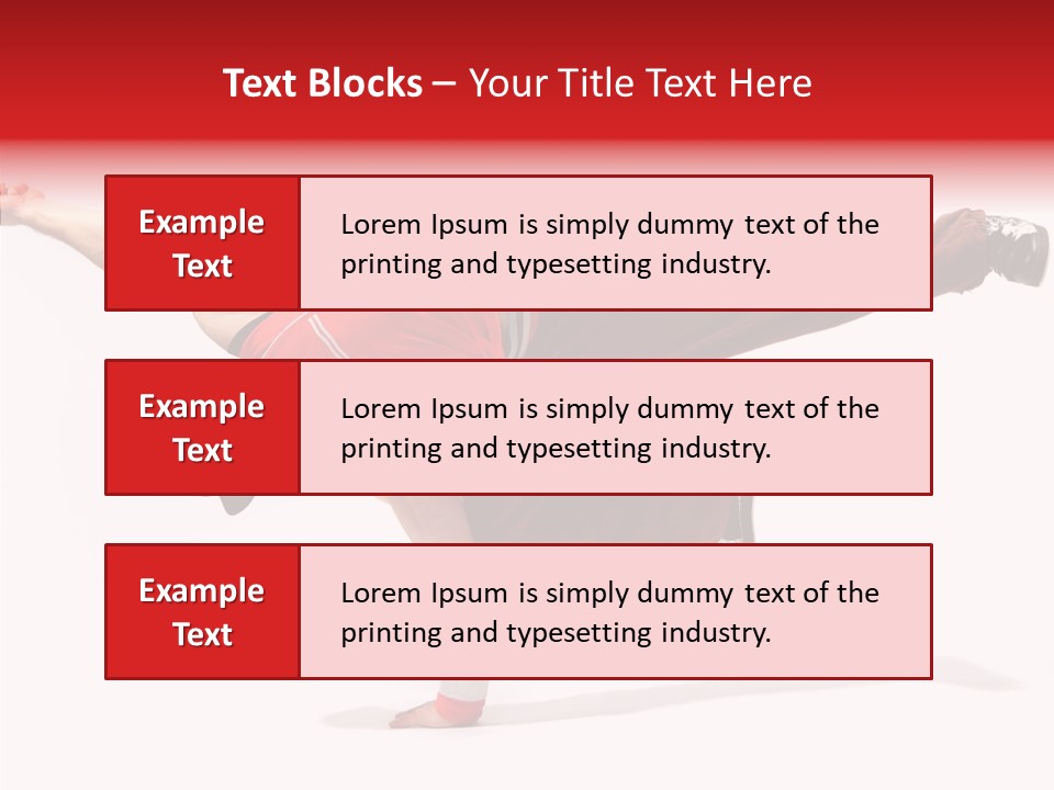 Jump Motion Style PowerPoint Template