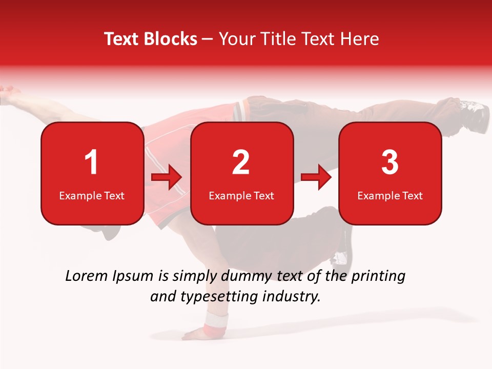 Jump Motion Style PowerPoint Template