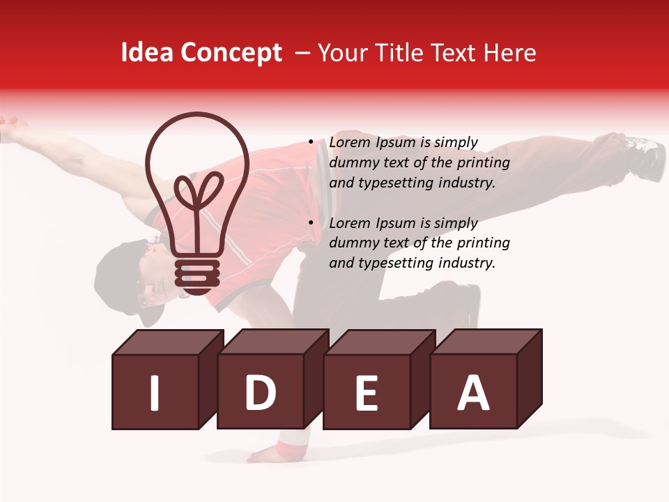 Jump Motion Style PowerPoint Template