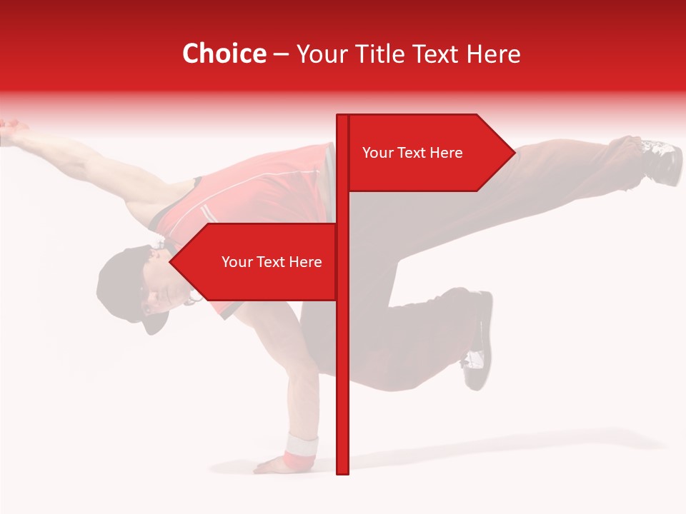 Jump Motion Style PowerPoint Template