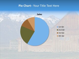 Teton National Park Agriculture Americana PowerPoint Template