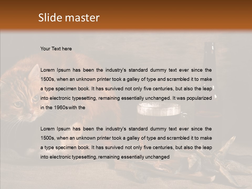 Yummy Food Sacking PowerPoint Template