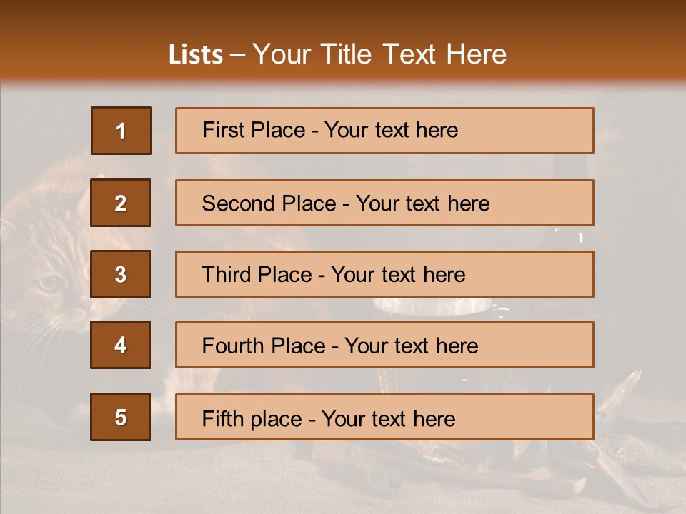 Yummy Food Sacking PowerPoint Template