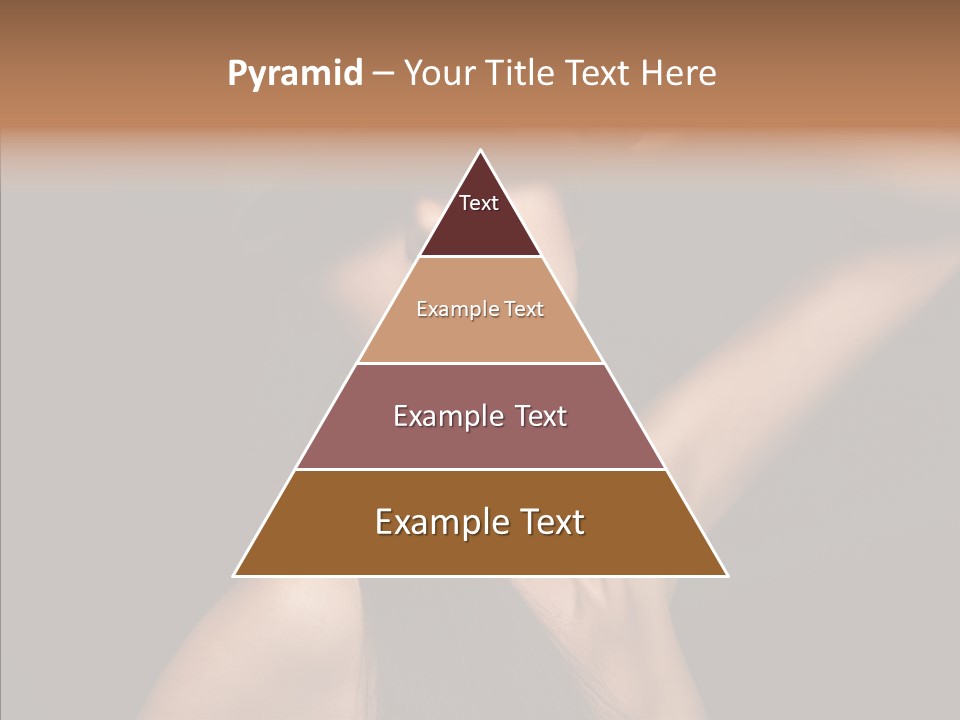 Female Person Posing PowerPoint Template