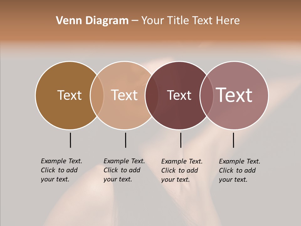 Female Person Posing PowerPoint Template