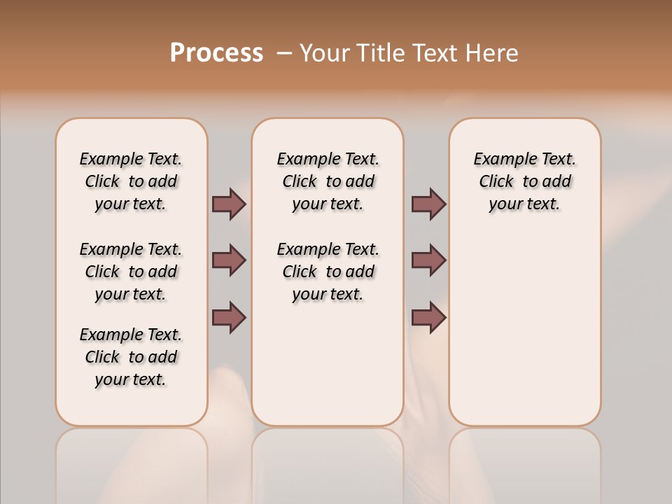 Female Person Posing PowerPoint Template