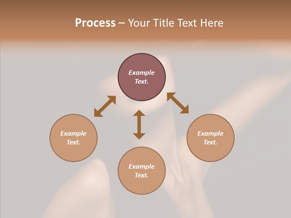 Female Person Posing PowerPoint Template