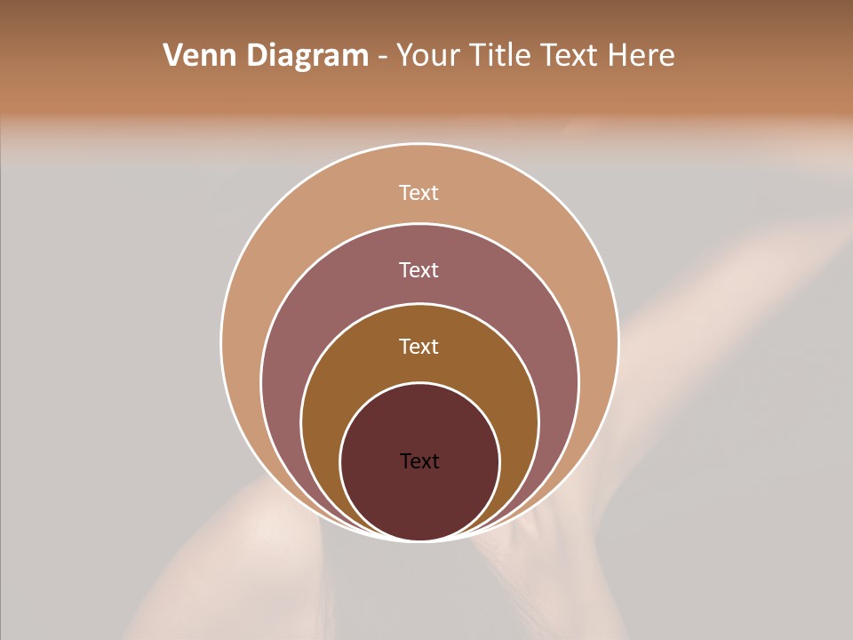 Female Person Posing PowerPoint Template
