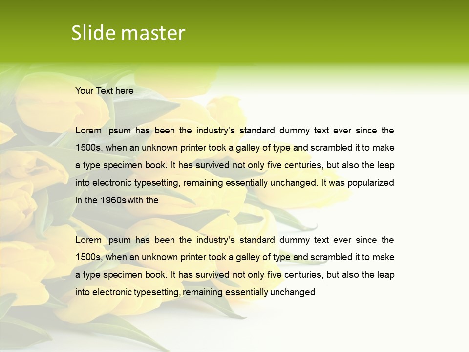 Space Bouquet Color PowerPoint Template