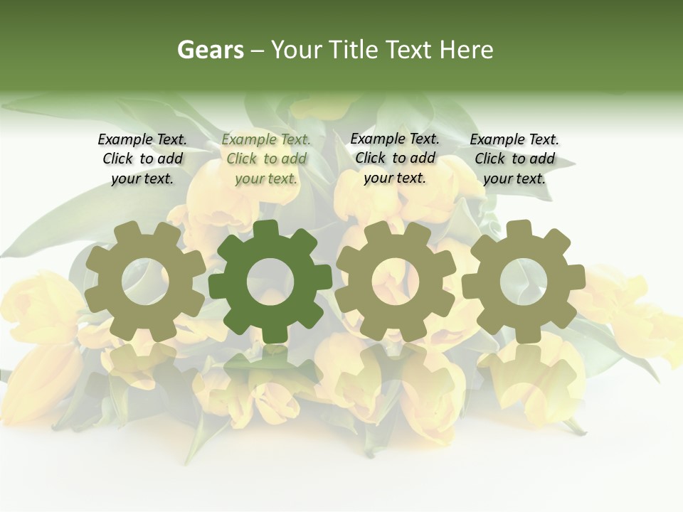 Tulip Romantic Pink PowerPoint Template