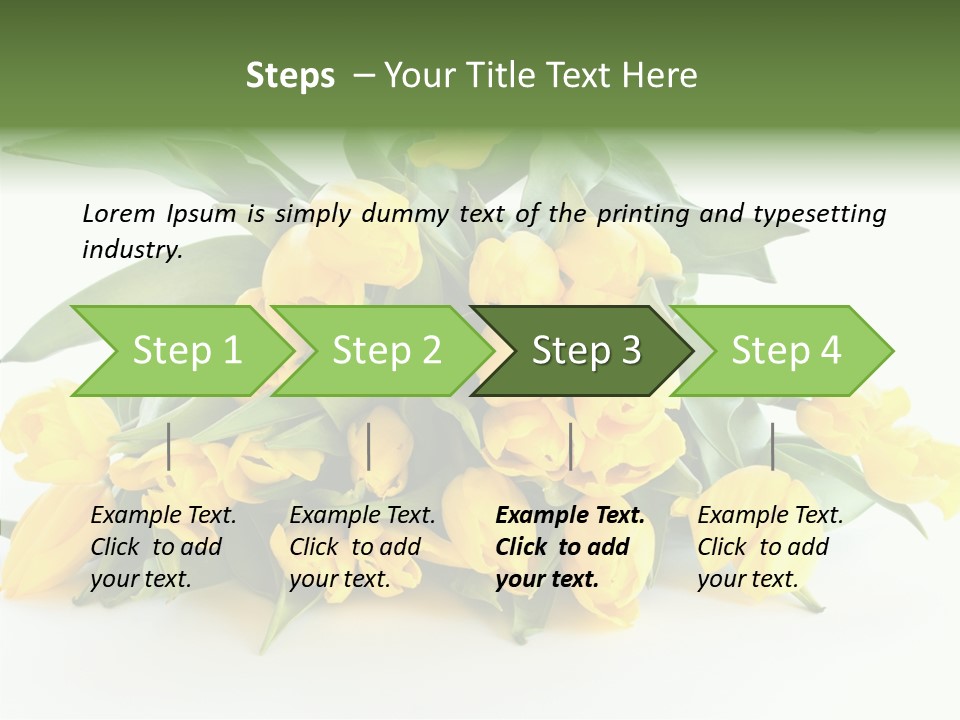 Tulip Romantic Pink PowerPoint Template