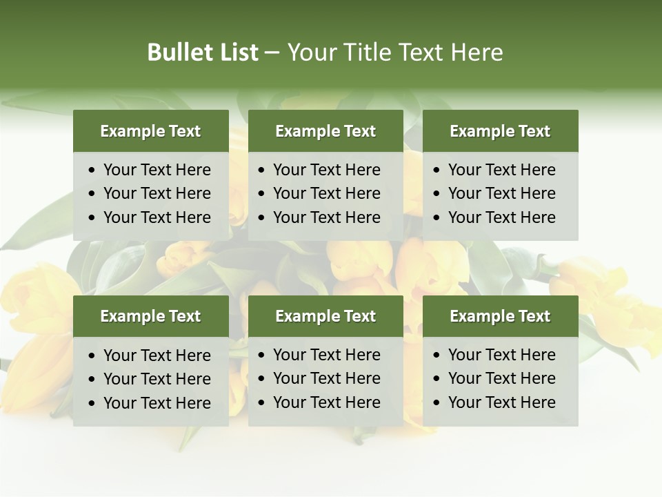 Tulip Romantic Pink PowerPoint Template