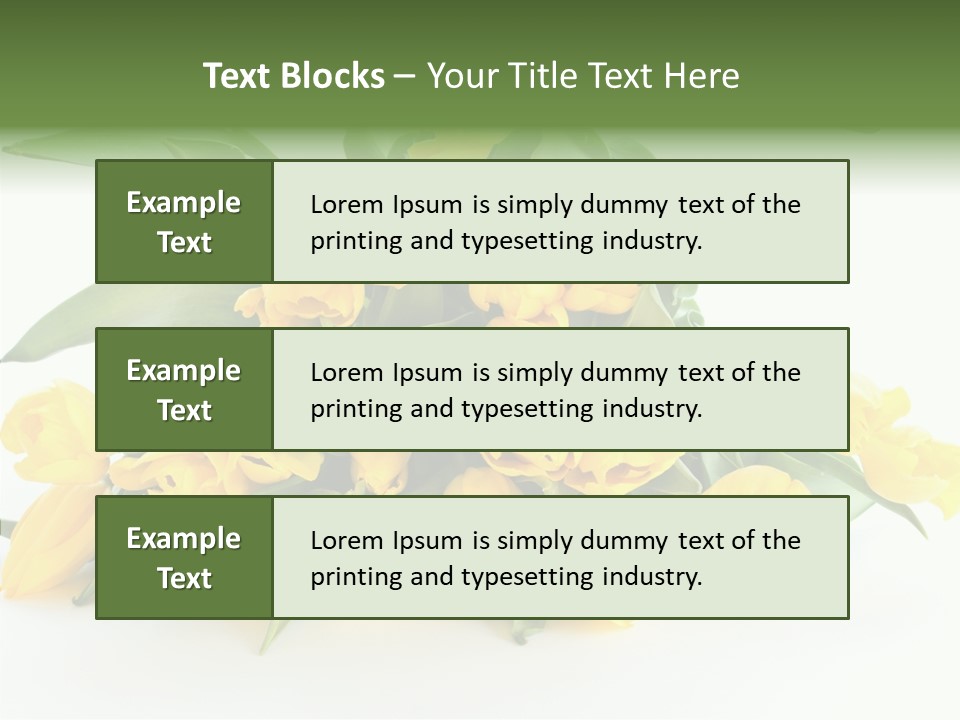 Tulip Romantic Pink PowerPoint Template