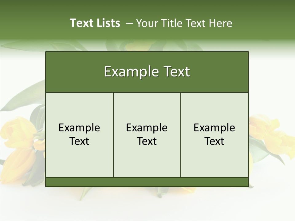 Tulip Romantic Pink PowerPoint Template