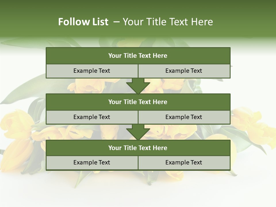 Tulip Romantic Pink PowerPoint Template