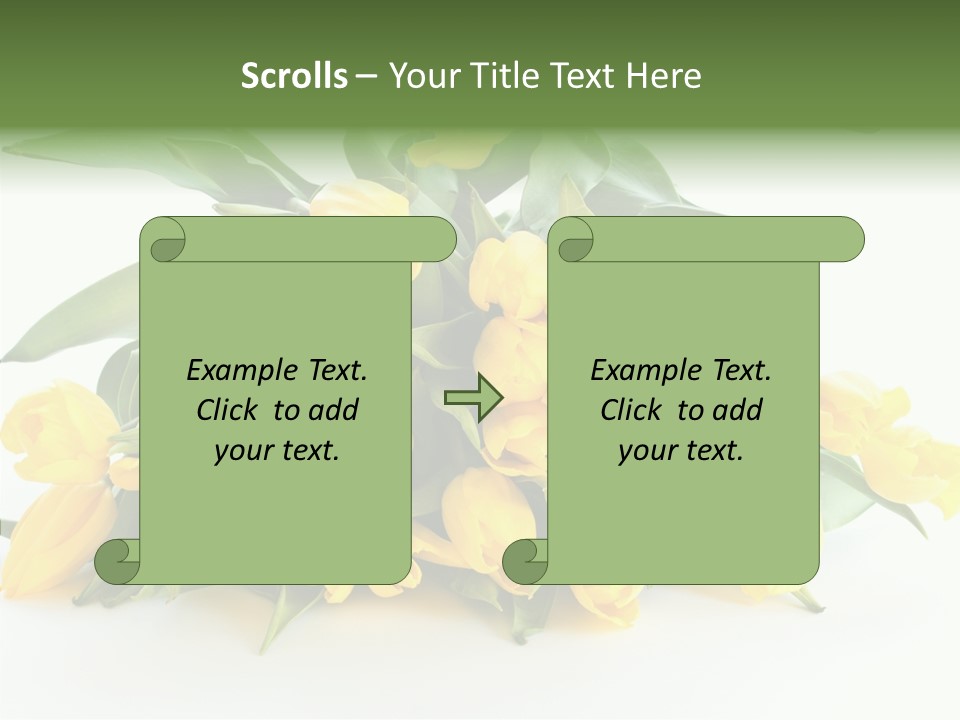 Tulip Romantic Pink PowerPoint Template
